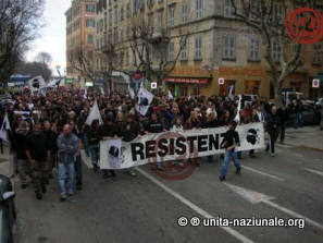 Manifestation national à Bastia